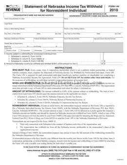 Blank Nebraska 14N PDF Template